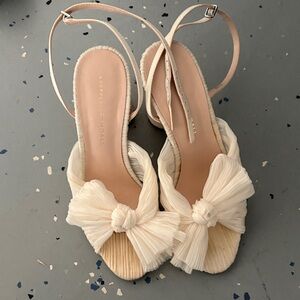 Loeffler Randall Women's Ivory Knotted Sandals